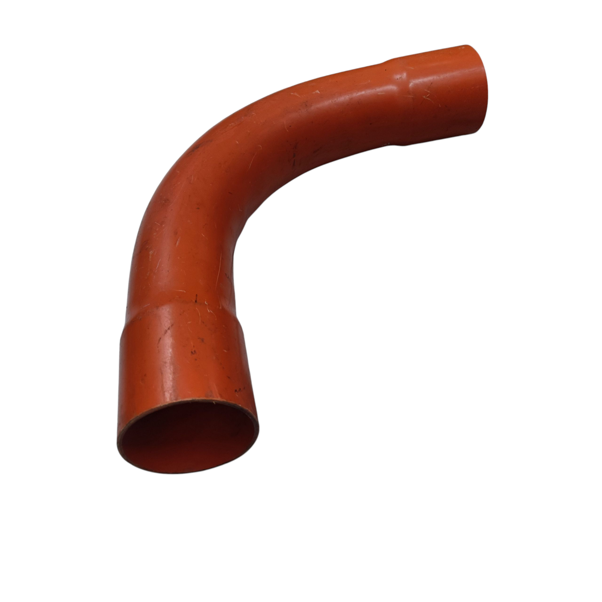 Atlanta 3 Inch PVC Conduit Elbow in orange for electrical conduit pipe connections