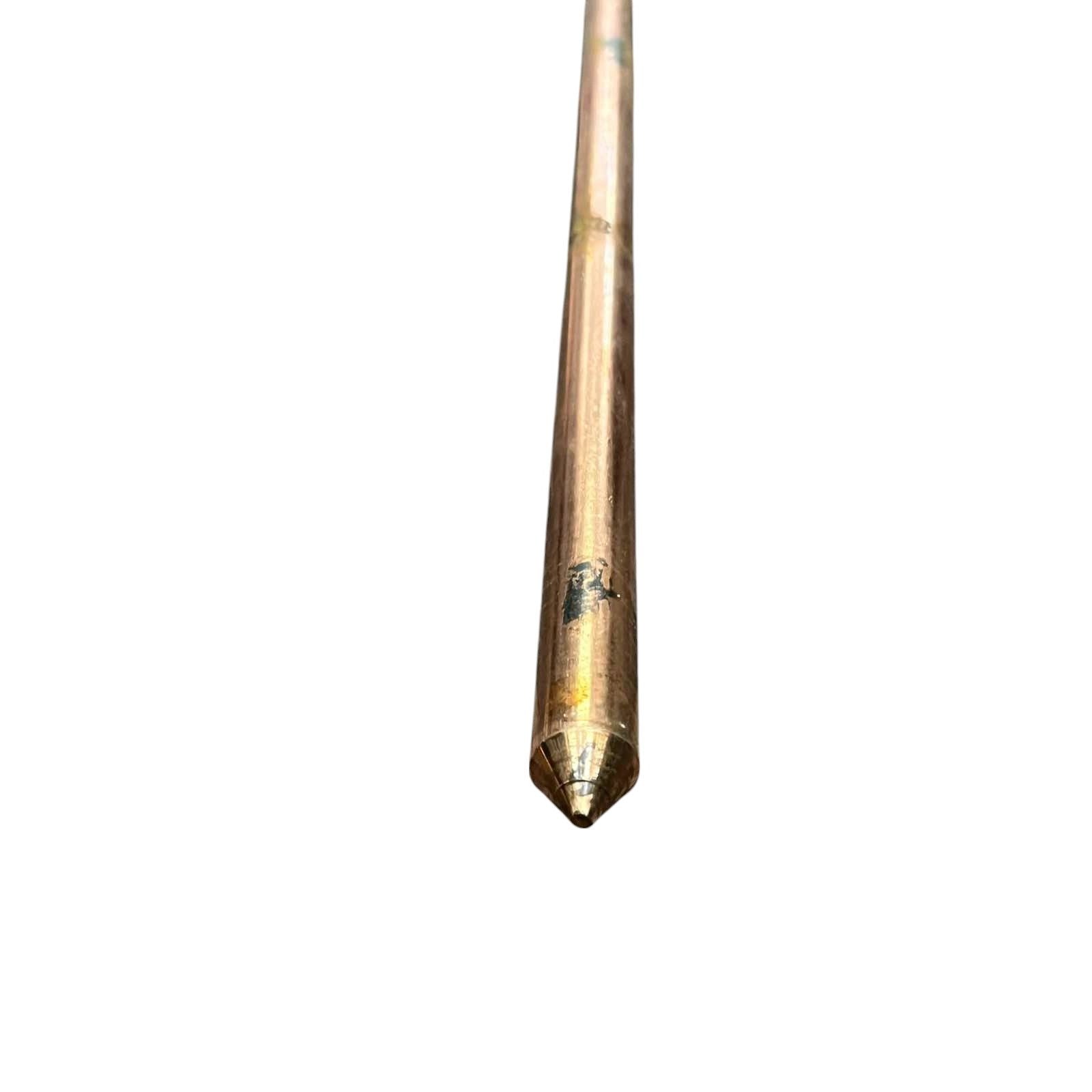 Copper 3 Meters Grounding Rod with pointed tip for electrical safety and grounding applications