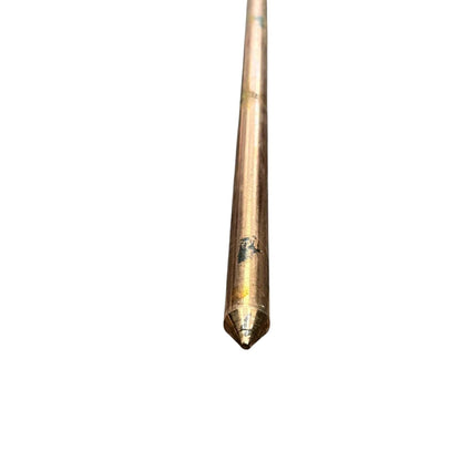 Copper 3 Meters Grounding Rod with pointed tip for electrical safety and grounding applications