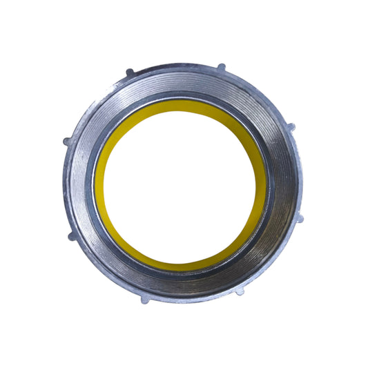China metal threaded pipe fitting 4 Inch Water Tight Hub 110mm with yellow internal gasket for watertight hose connections