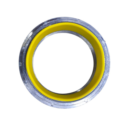 4 Inch Water Tight Hub 110mm metal conduit hub with yellow gasket and internal threads for pipe fittings