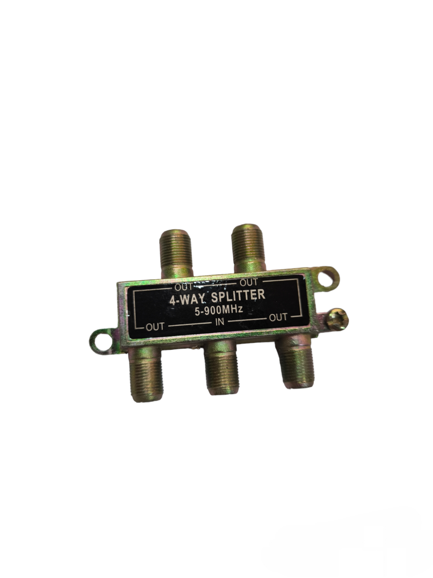 4 way cable splitter for TV parts and accessories with four output connectors from China