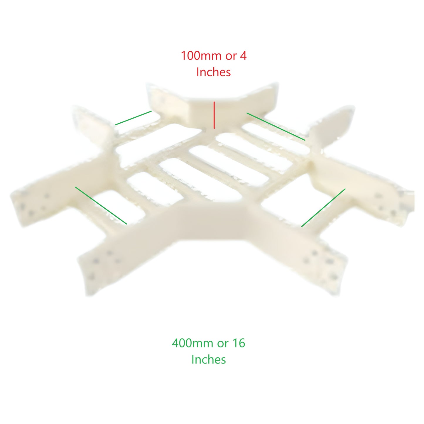 Royu 4" x 16" Cable Ladder Horizontal Cross cable tray for wire management and support