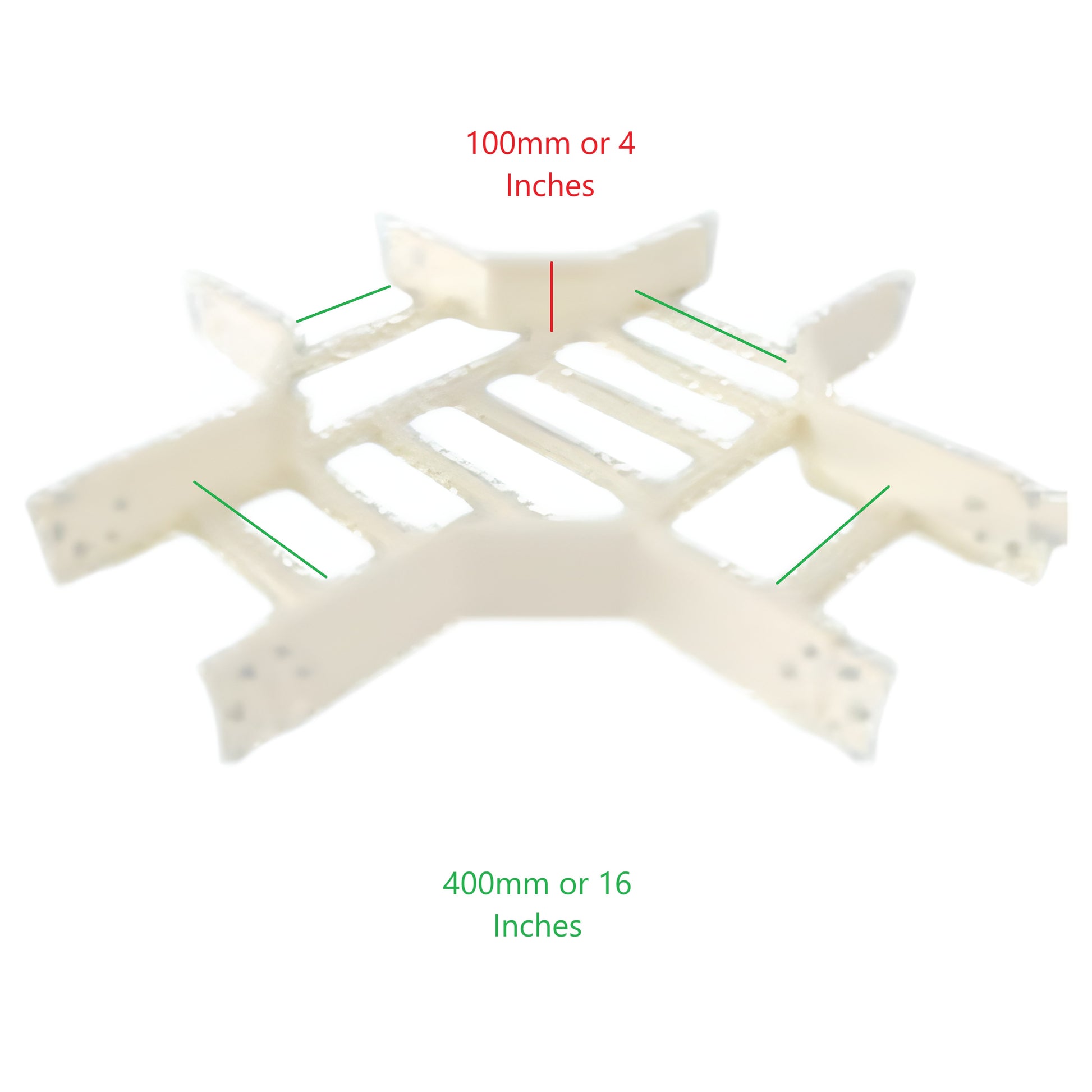 Royu 4" x 16" Cable Ladder Horizontal Cross cable tray for wire management and support