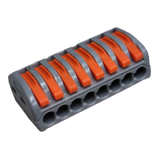 Wire Connector 32A 250V 8 Wires 0.08mm to 2.5mm PCT-218 Terminal Connector for 8 WiresElectrical Circuit Parts From China
