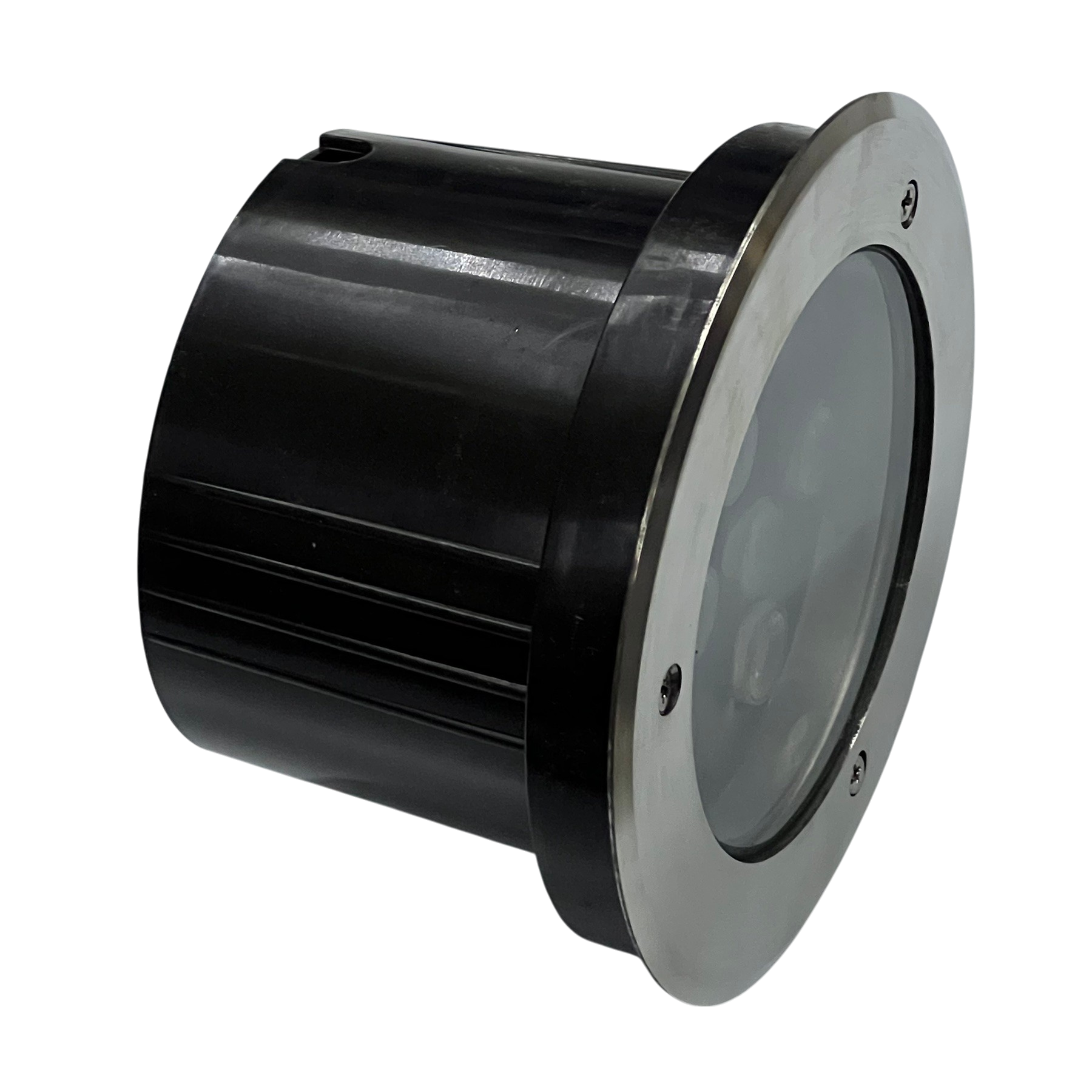 9W LED Pool Lights 12VDC Red with black housing and stainless steel frame for underwater pool lighting