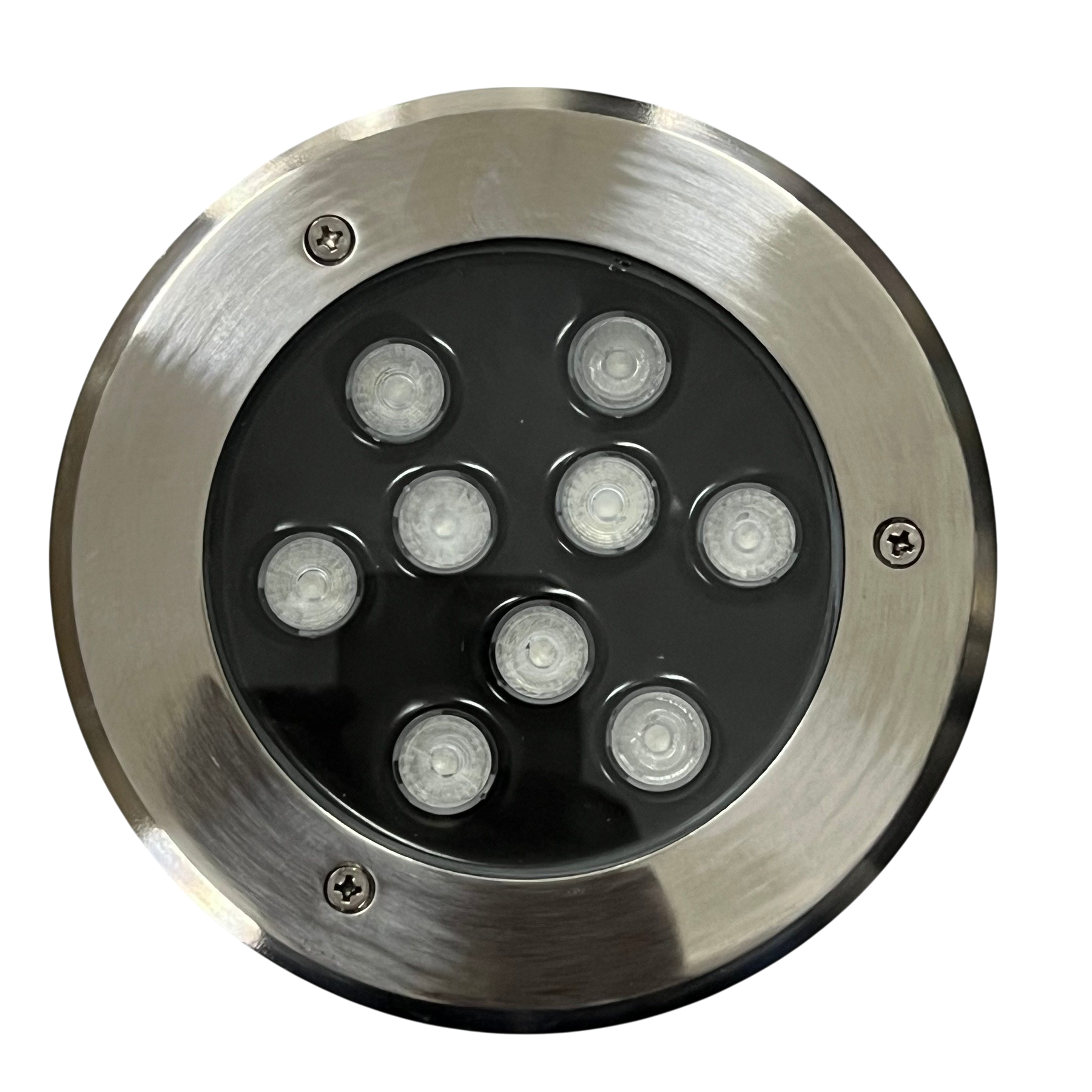 9W LED Pool Lights 12VDC stainless steel round underwater light with nine LED bulbs