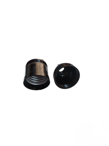 Taiyou E27 5A 220V Keyless Socket lighting installation accessory in black plastic design