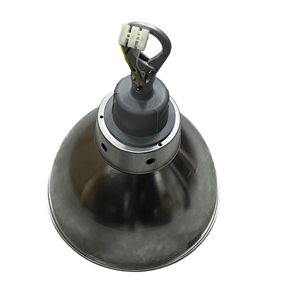 Biglite E27 socket hanging reflector with metallic finish for lighting installation and accessories