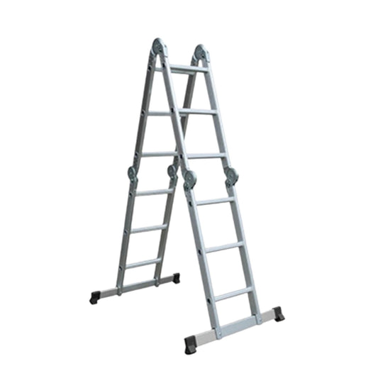 Butterfly foldable multi-purpose ladder 4x4 aluminum A frame ladder with anti slip feet for indoor and outdoor use