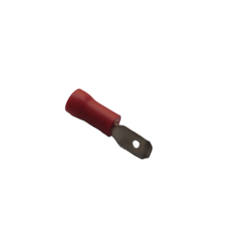 Red insulated electrical lug connector Lugs Male and Female 0.30mm to 1.25mm for circuit wiring