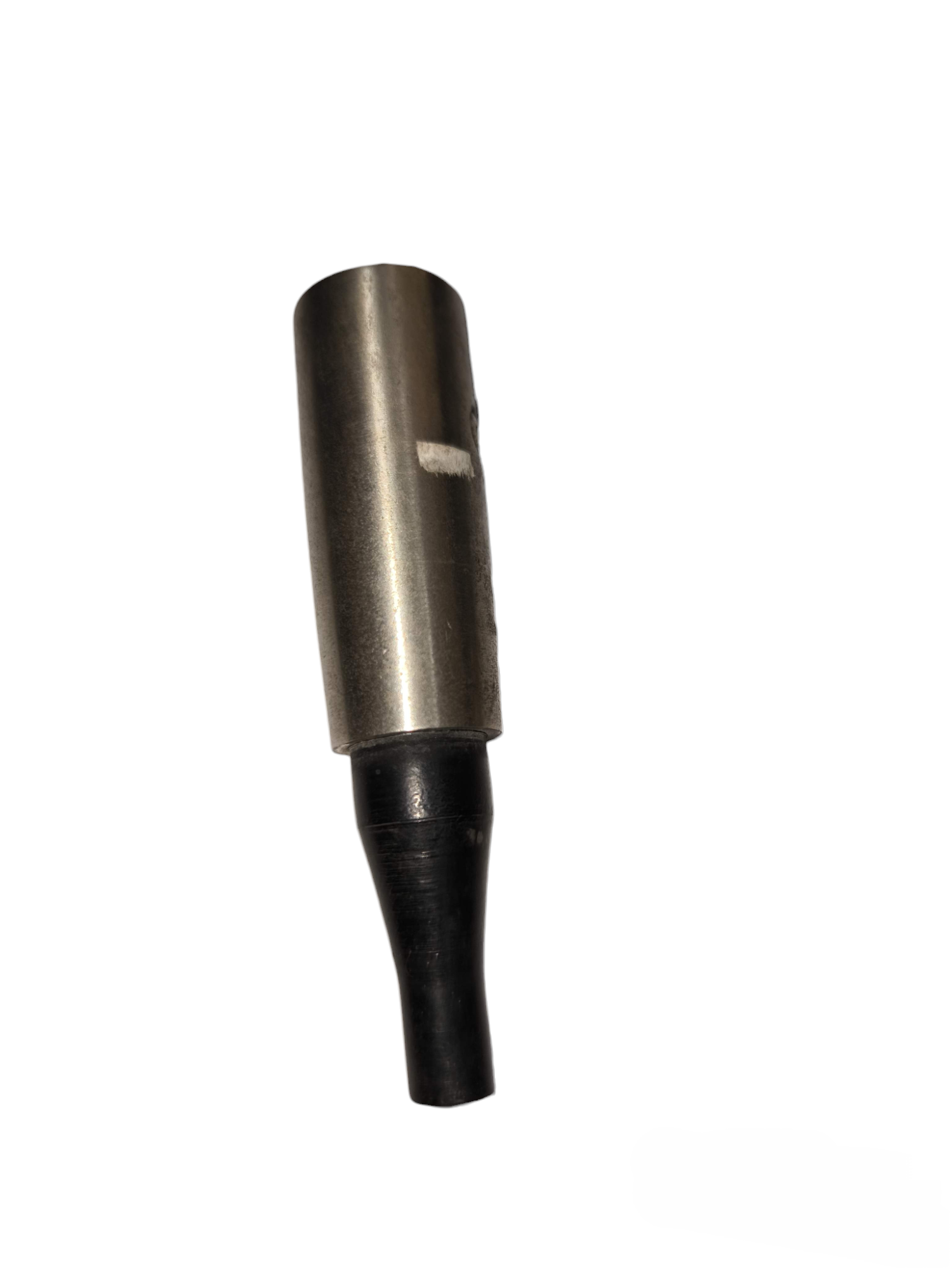 Shure microphone accessory with durable metal and rubber construction featuring a microphone male plug
