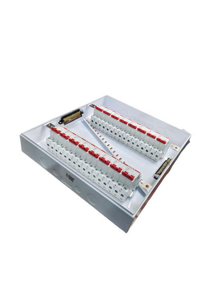 Himel & ZY Panel Board 50A 2 Pole Main Miniature electrical circuit breaker board with multiple switches