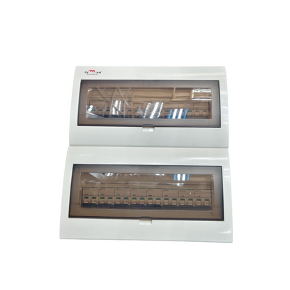 Schneider and ZY Panel Board 50A 2 Pole Main Miniature electrical panel with protective cover