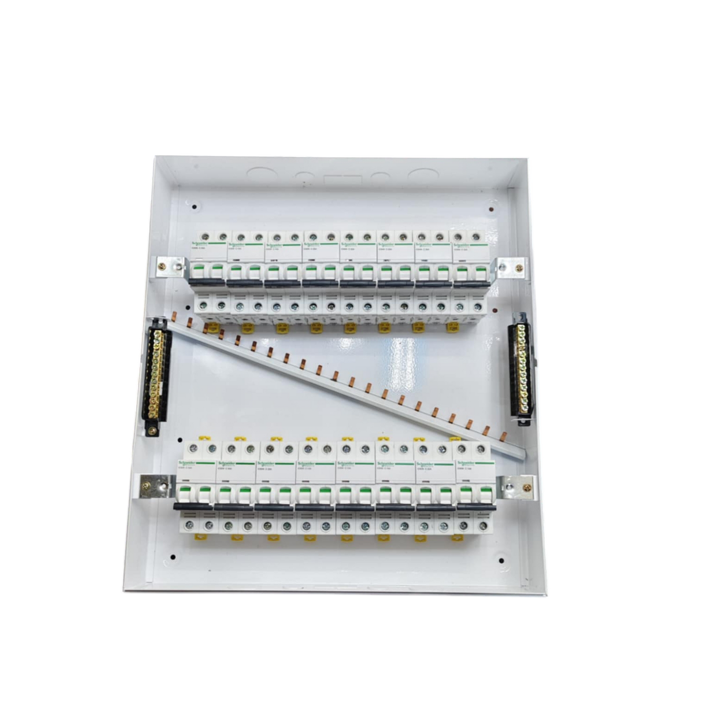 Panel Board 50A 2 Pole Main Miniature electrical circuitry and parts by Schneider and ZY