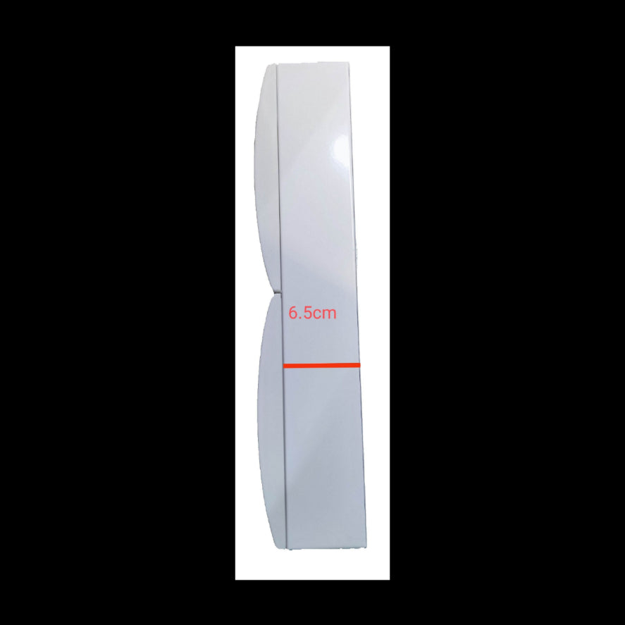Side view of Schneider and ZY Panel Board 63A 2 Pole Main Miniature electrical part showing thickness