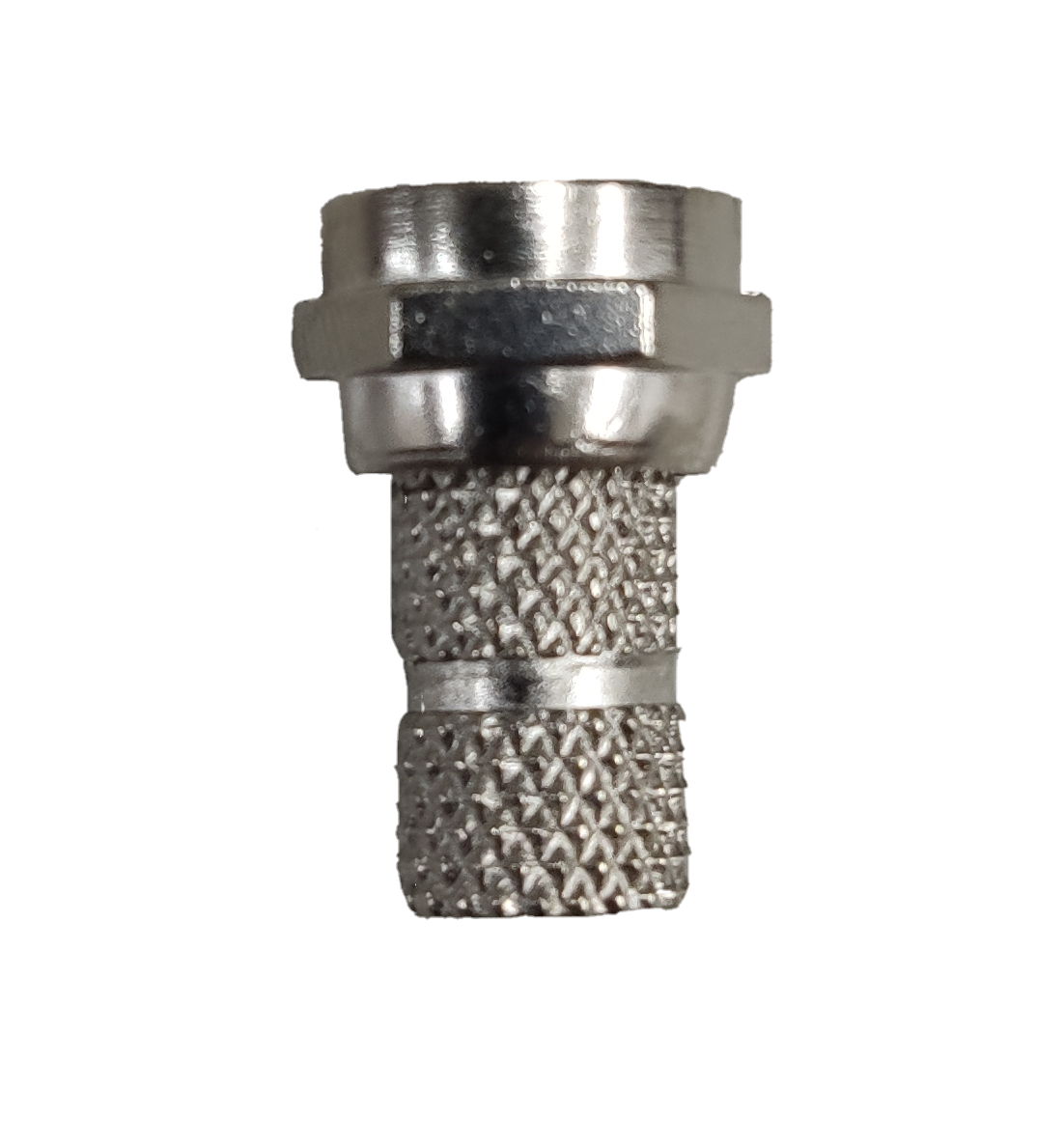 Silver metal RG 59 Twist Type Connector Plug for coaxial cables with knurled grip made in China