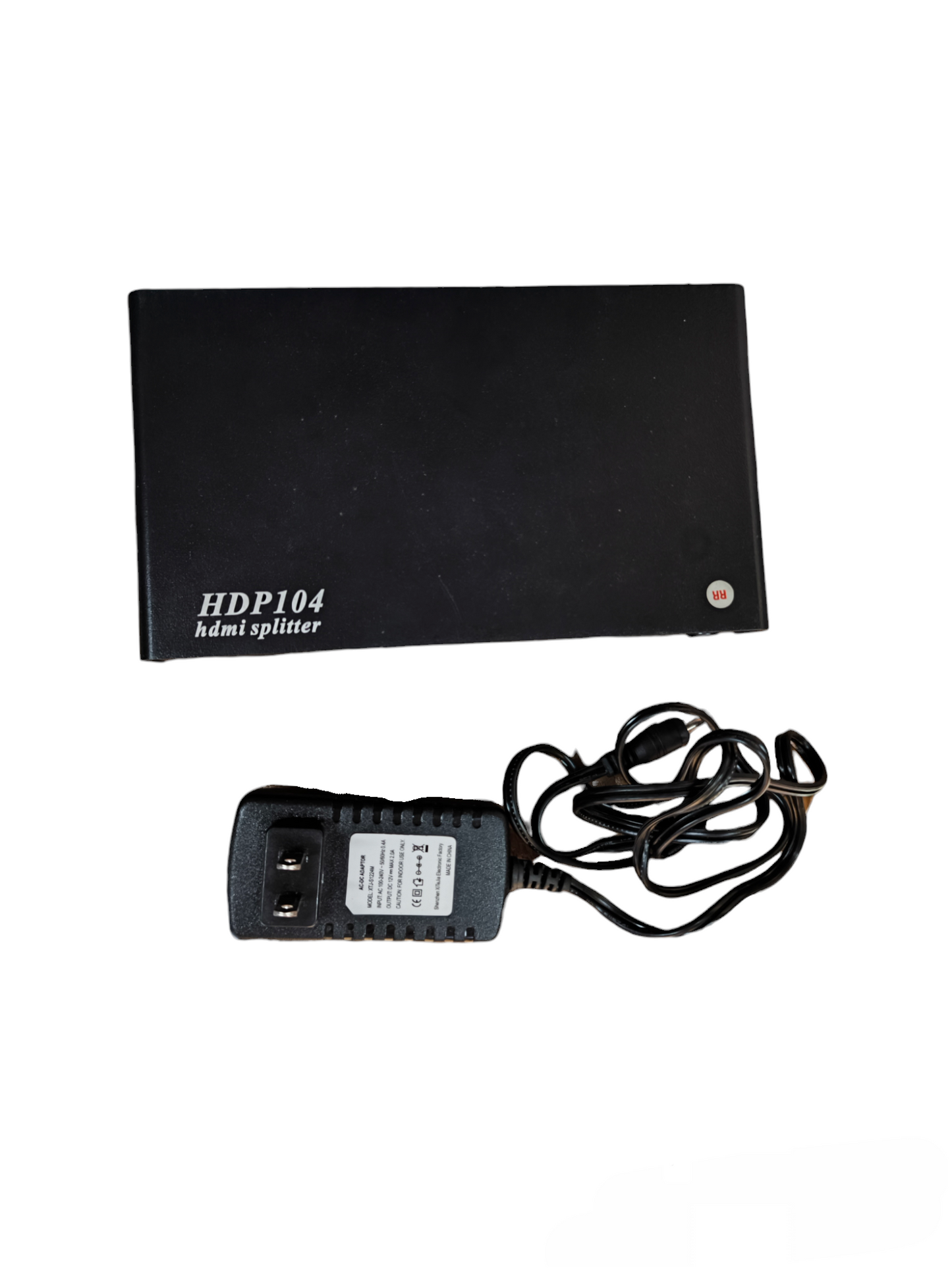 Grippes Splitter 1x4 Version 1.3 220V HDMI splitter with power adapter cable for signal distribution