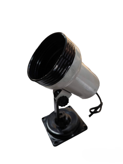 Local Spot Light Holder E27 Square Base adjustable metal spotlight with swivel joint and power cord