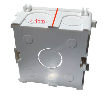 Bull brand white Square Flush Type Utility Box for electrical circuitry and parts installation