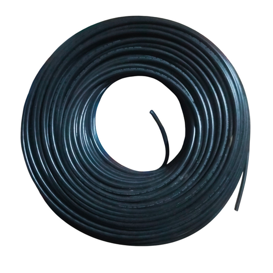 Omega black coiled stranded electrical wire for durable and flexible electrical connections
