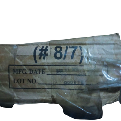 Omega stranded electrical wire labeled with size 8 7 wrapped in protective packaging