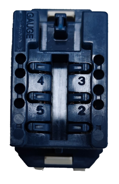Panasonic Telephone 6P4C WEG2164 modular terminal block connector for telephone wiring and punchdown