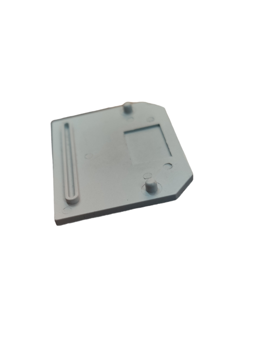 Grippes Terminal Block Cover 3.1cm in white plastic for electrical circuitry protection