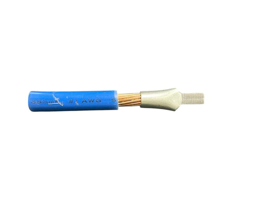 Terminal Lugs for Miniature electrical wire with blue insulation and copper strands from China