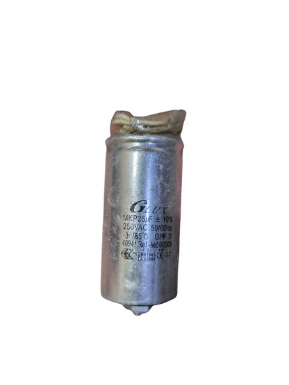 25uf 220V AC lighting capacitor metal cylindrical part for electrical circuitry by Electx Electrical Supply
