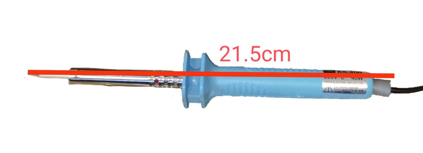 Goot 40W soldering iron 220V with a 21.5cm length for precision soldering tasks