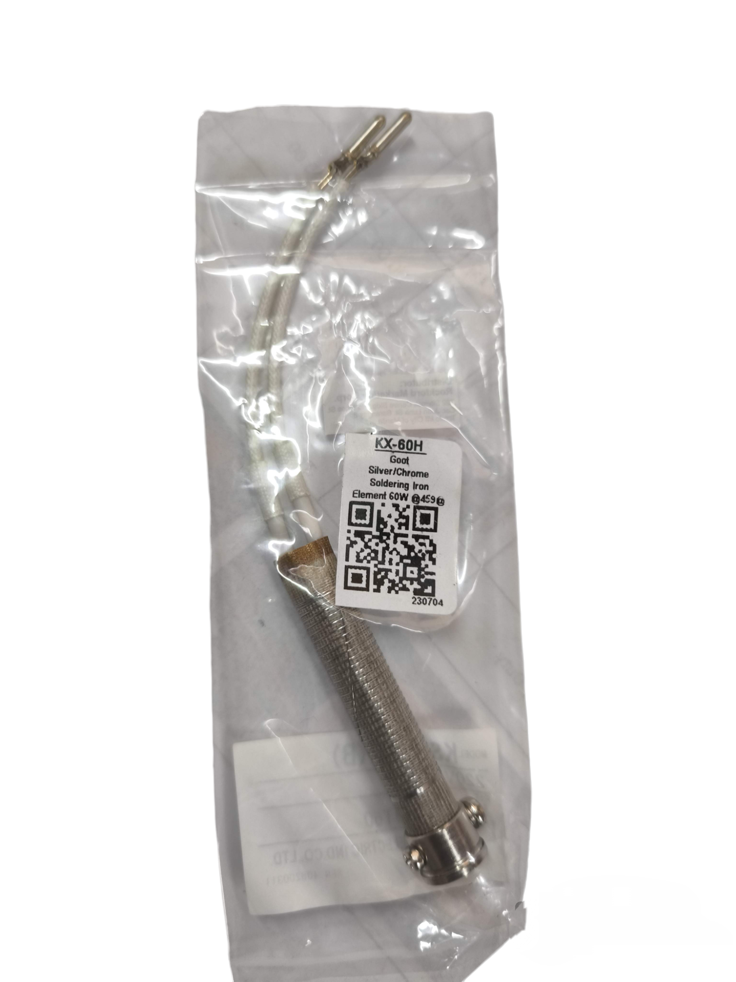 Goot 60W soldering iron element packaged for easy installation and replacement in hand tools