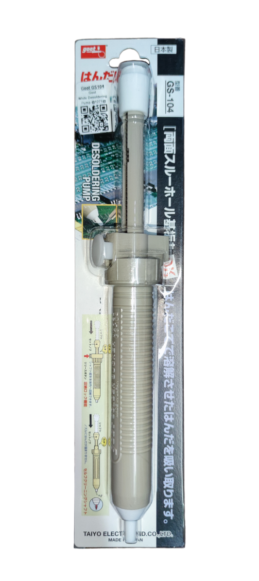 Goot GS-104 desoldering pump with ergonomic grip for efficient solder removal in electronics repair