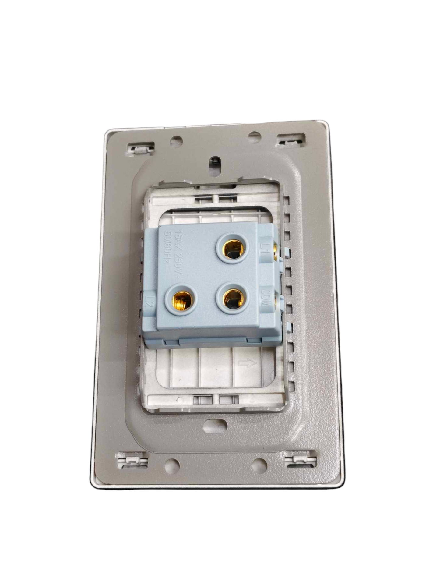 Grazen 1 gang 3 way switch with plate for controlling multiple lighting options