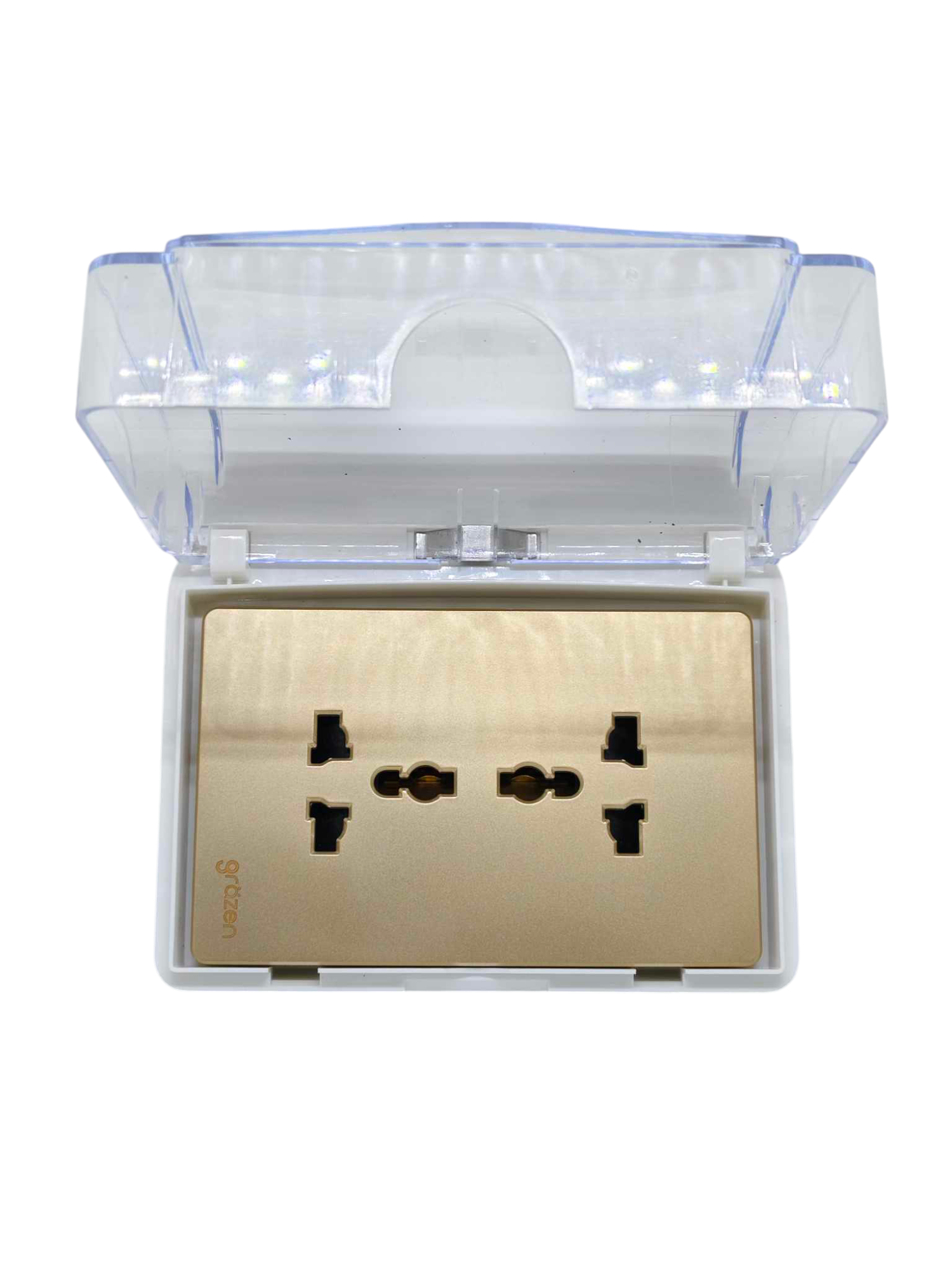 Grazen 16A 220V waterproof plate cover for safe outdoor electrical use