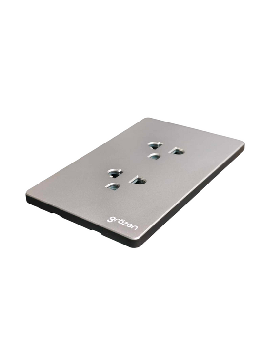 Grazen 2 gang Universal Outlet 16A 220V in sleek design suitable for various electrical devices