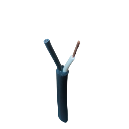 Boston Power Cable Perma Cord with black and white insulated wires for electrical connections