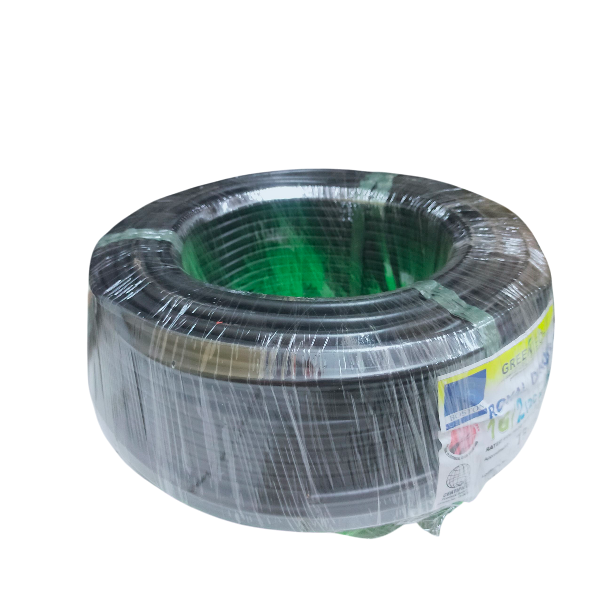 Boston Power Cable Perma Cord coil wrapped in plastic for electrical wiring use