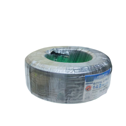 Boston coil of Royal Cord AWG 14 - 2 Core electrical wire wrapped in plastic for home wiring