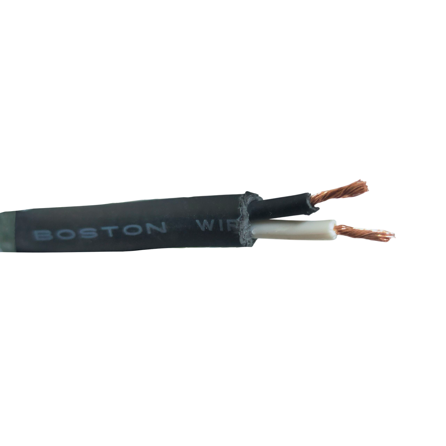 Boston wires Royal Cord AWG16 - 2 Core stranded copper cable with black and white insulated cores