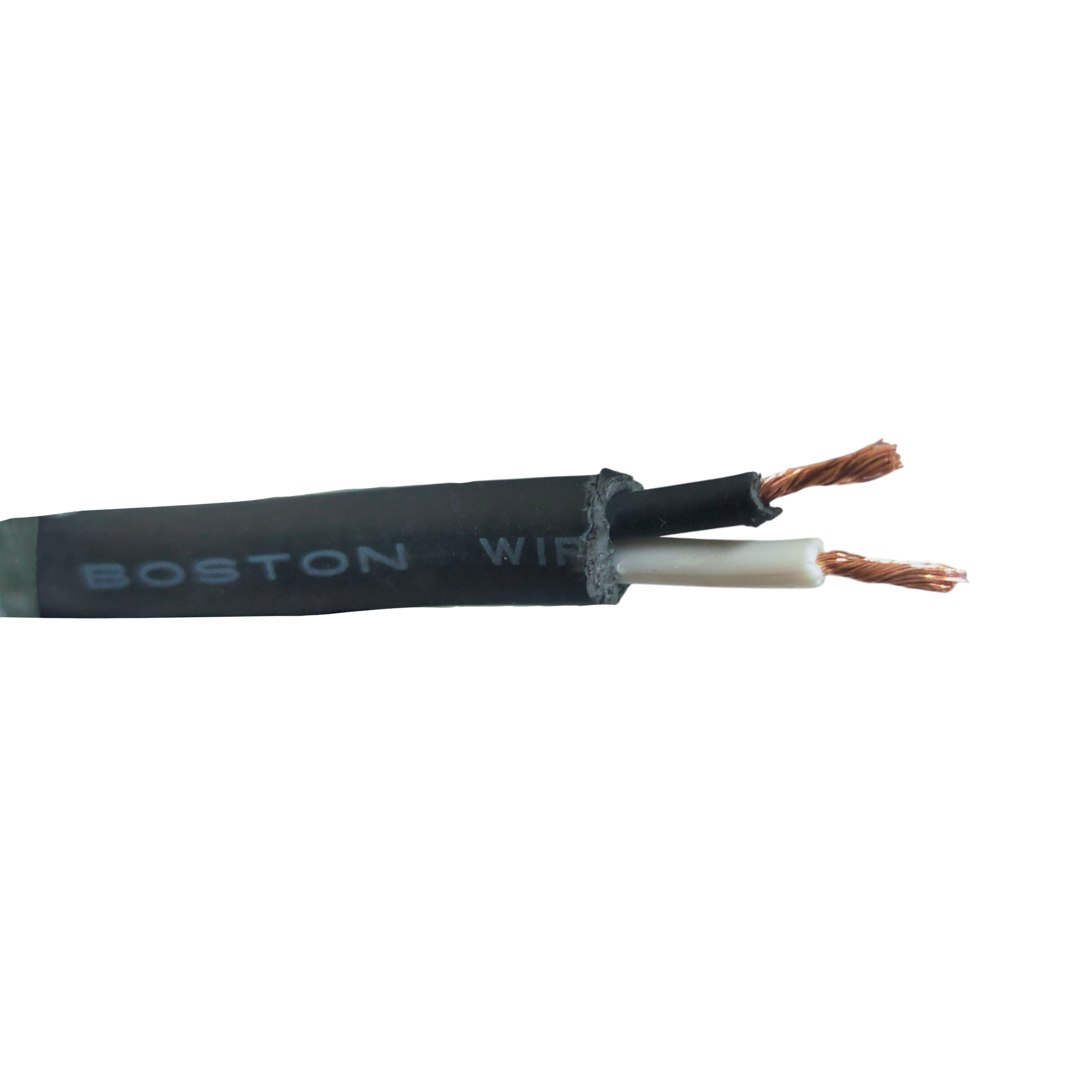 Boston wires Royal Cord AWG16 - 2 Core stranded copper cable with black and white insulated cores