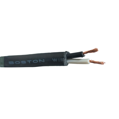 Boston wires Royal Cord AWG16 - 2 Core stranded copper cable with black and white insulated cores