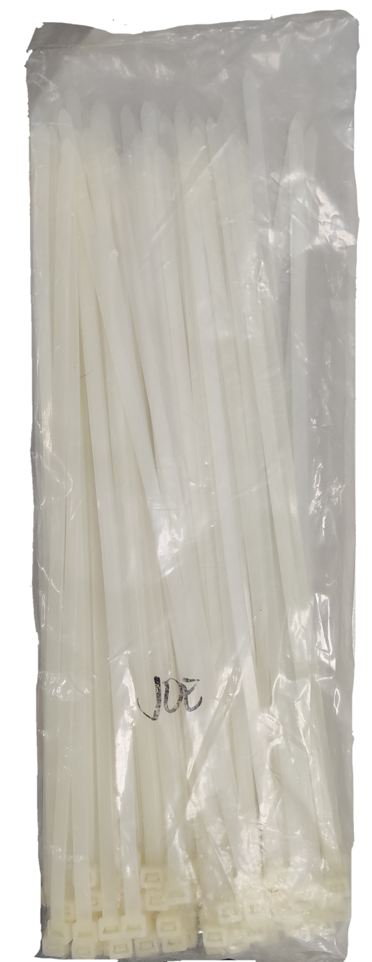 Grippes 16 inch cable ties in a clear bag, perfect for electrical trade tools and testing applications