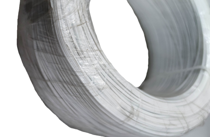 Close-up of coiled China Tie Wire 500 Grams for securing tarps and tie-downs