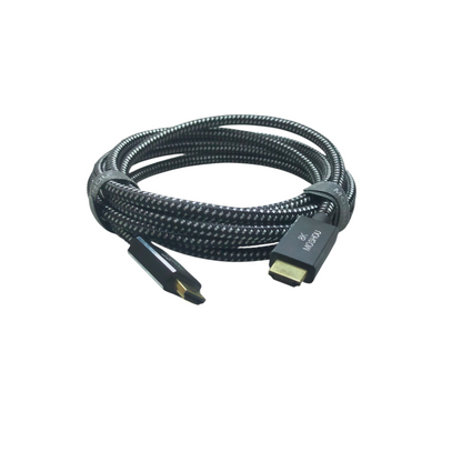 Durable HDMI grippes cable with protective nylon braid for high-quality video and audio transmission