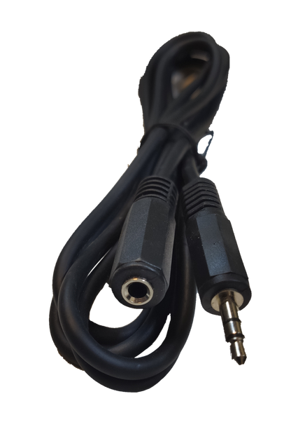 1 Meter headphone extension cable with a durable design for enhanced audio connectivity