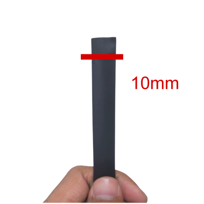 Heat Shrinkable Tube Black 10mm for effective cable management and protection
