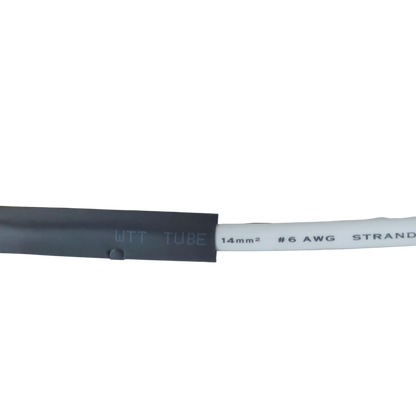 Heat Shrinkable Tube Black 10mm for effective cable management and insulation in electrical projects