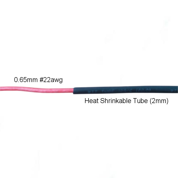 Heat Shrinkable Tube Black-2mm applied on pink cable for cable management from China