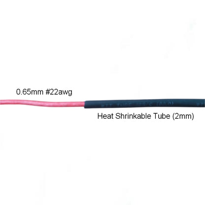 Heat Shrinkable Tube Black-2mm applied on pink cable for cable management from China
